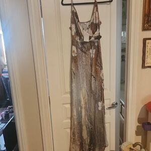 NWT Chic Floral Spaghetti Strap Dress